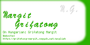 margit grifatong business card